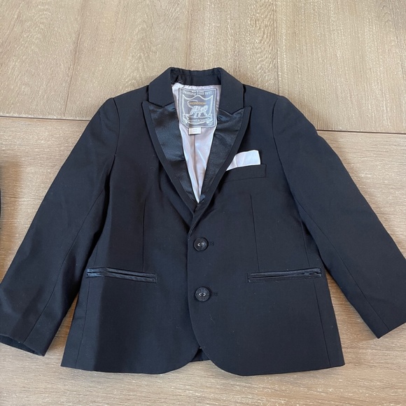 Monsoon | Benjamin Tuxedo Suit Set Black Sz.2-3 - Picture 9 of 10